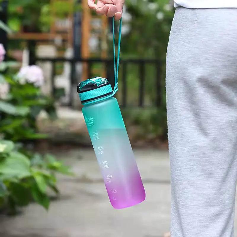 1 Liter Water Bottle Motivational Sport Water Bottle Leakproof - ACO Marketplace