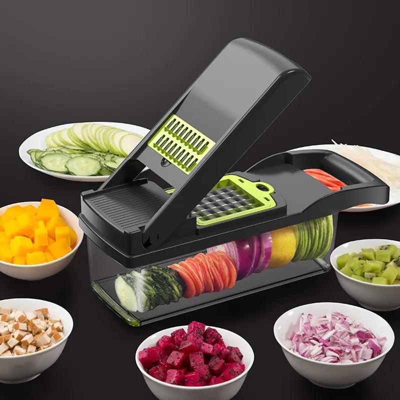 12 in 1 Multifunctional Vegetable Slicer Cutter Shredders - ACO Marketplace