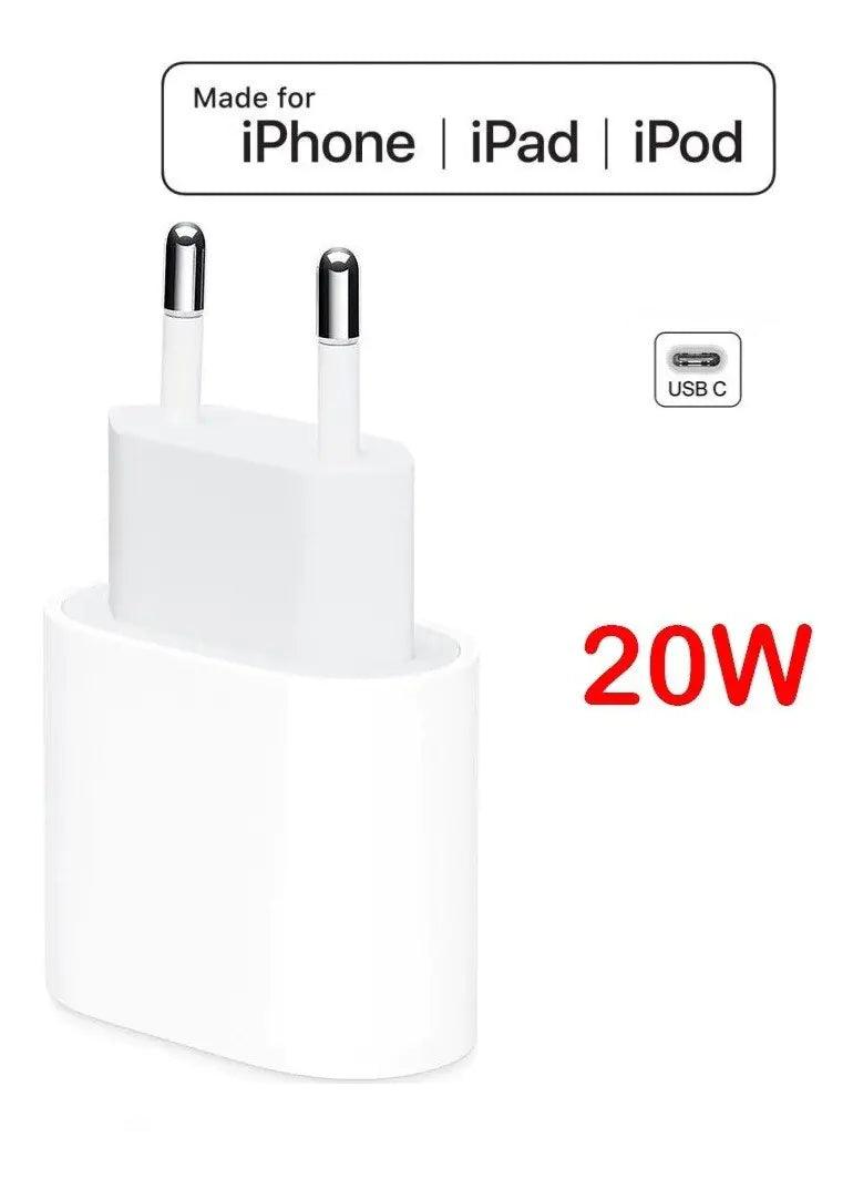 20W USB-C Power Adapter and Cord for iPhone - ACO Marketplace
