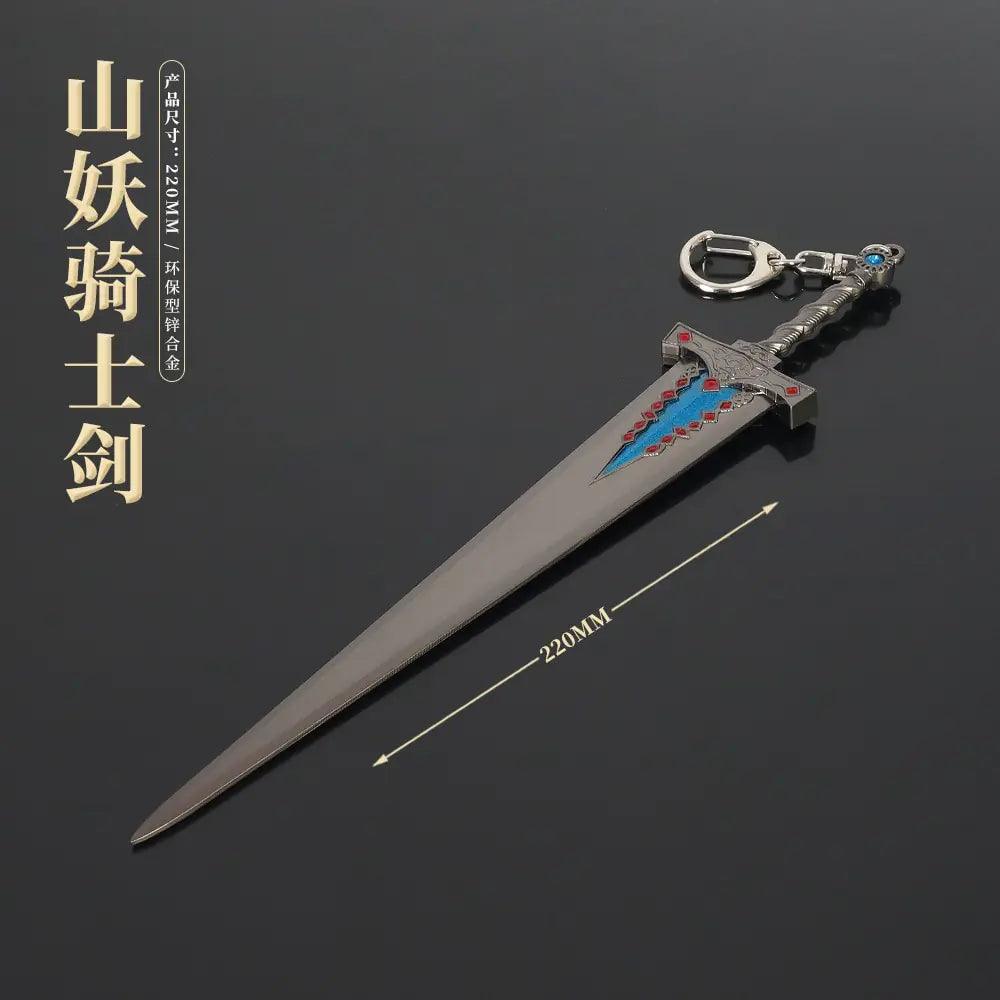 22cm Mountain Demon Knight Sword Elden Ring Game Peripheral Metal Cold Weapons - ACO Marketplace