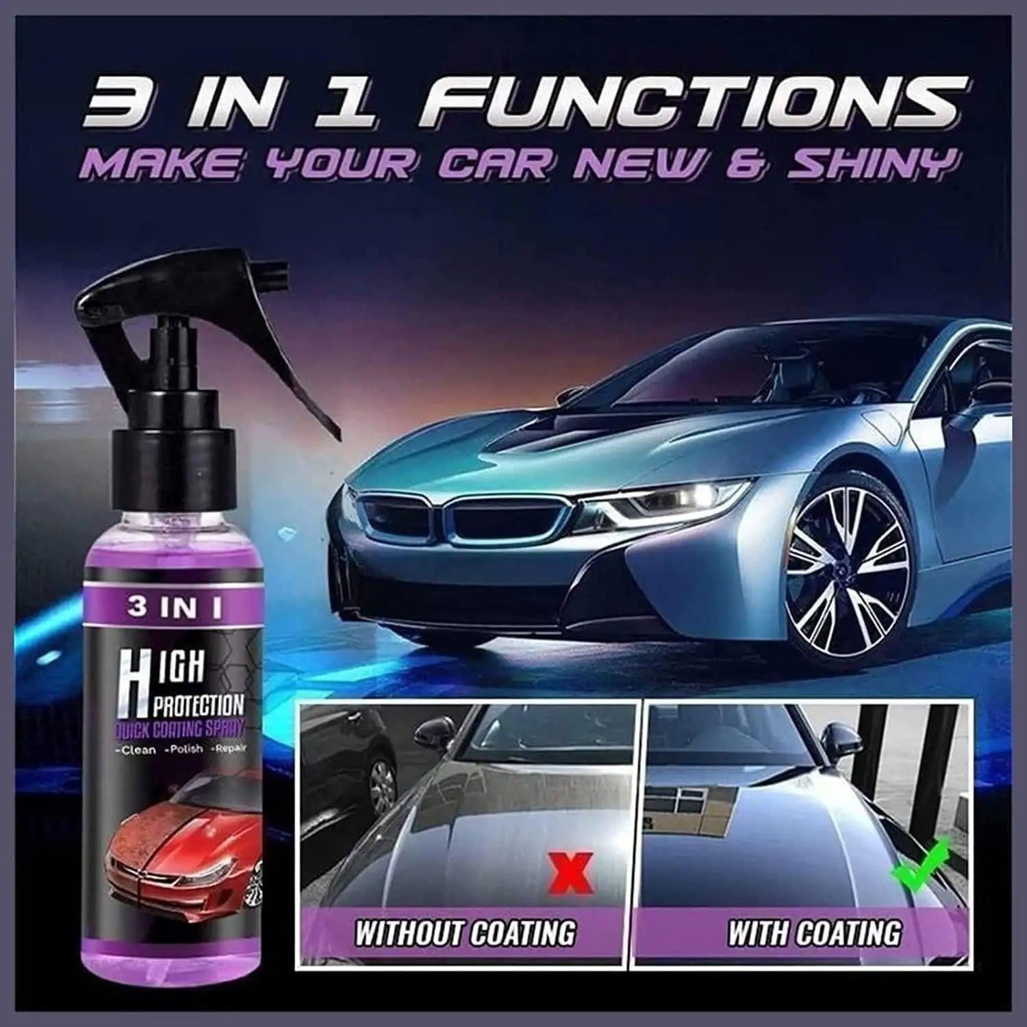 3 in 1 Car Shine and Scratch Spray - ACO Marketplace