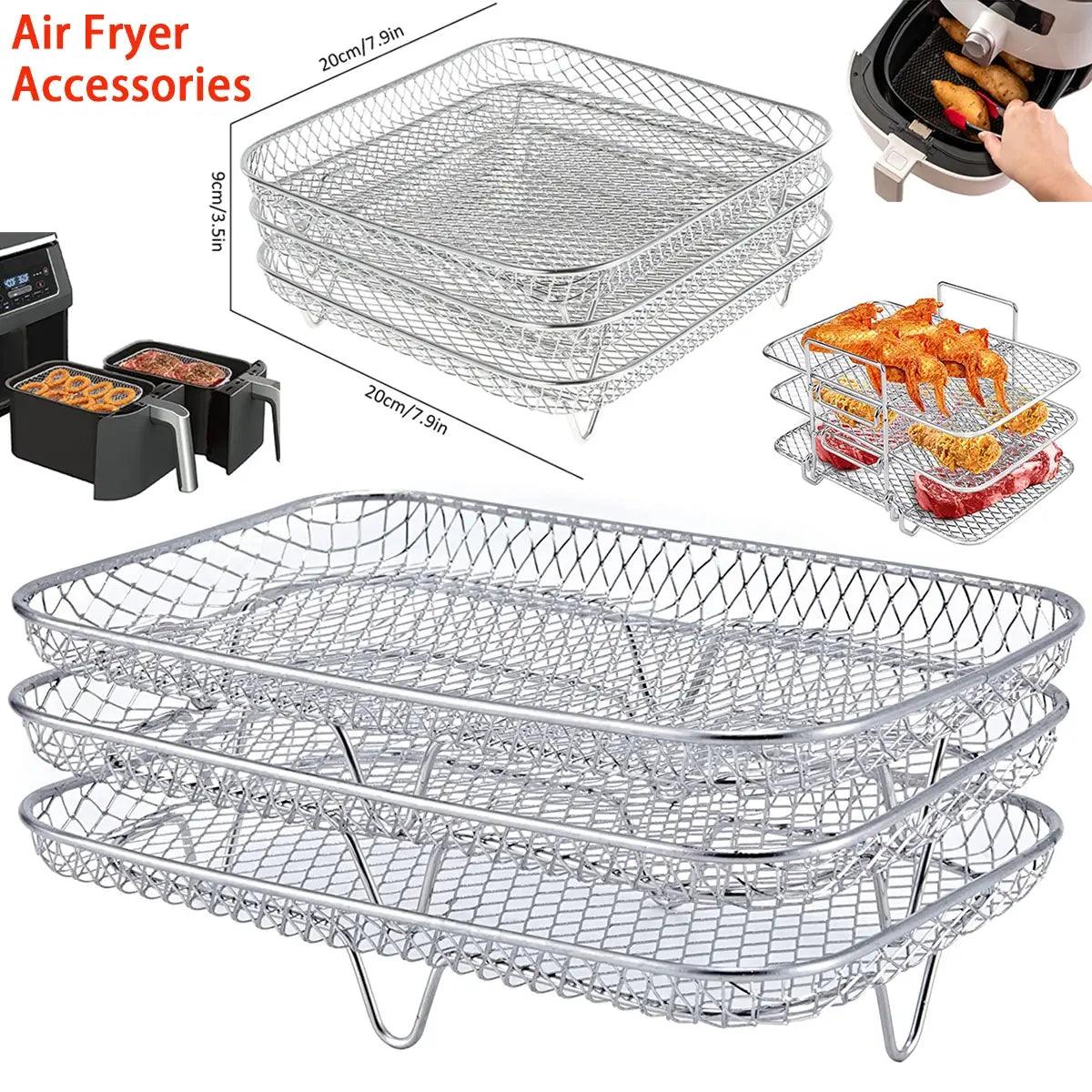 3-layers Air Fryer Rack - ACO Marketplace