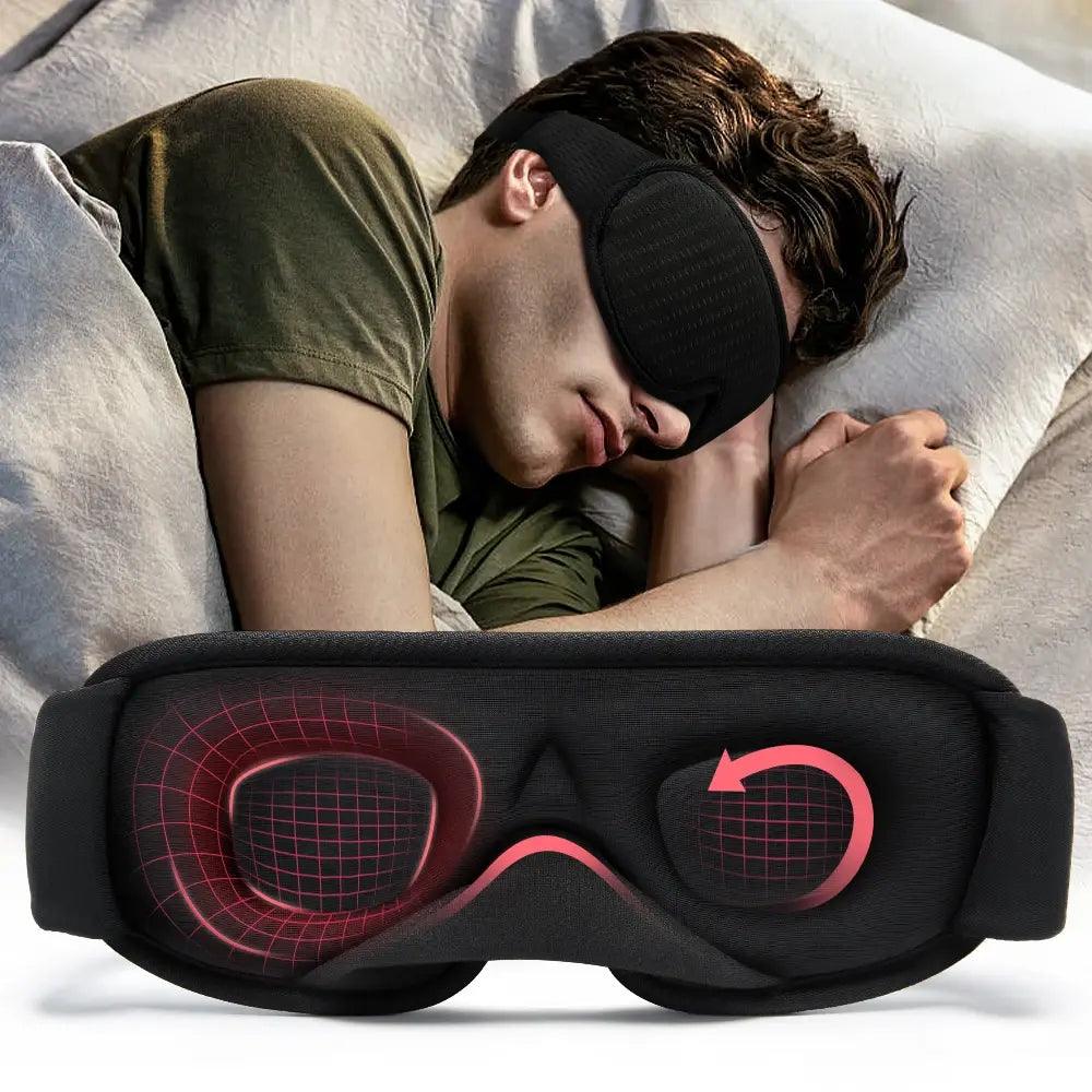 3D Sleeping Mask Light Blocking Soft Breathable Eye Mask - ACO Marketplace