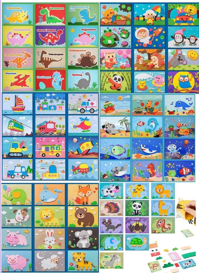 3D Sticker Puzzles (12 Sheets) - ACO Marketplace