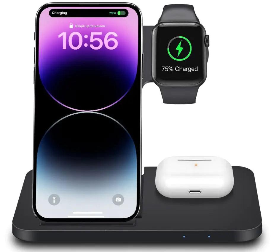 3in1 Wireless Fast Charger Dock Station - ACO Marketplace