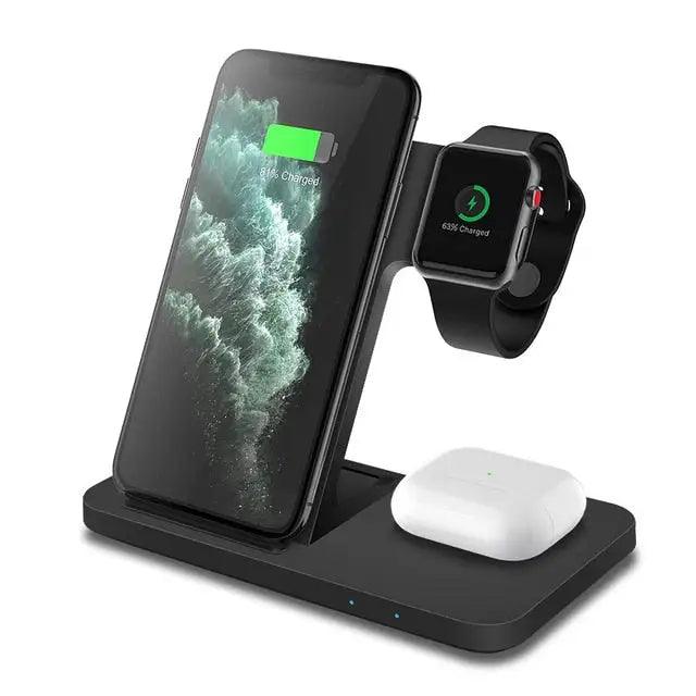 3in1 Wireless Fast Charger Dock Station - ACO Marketplace