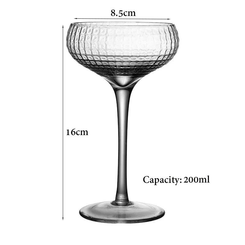 4PCS 200ML Coupe Cocktail Glass - ACO Marketplace