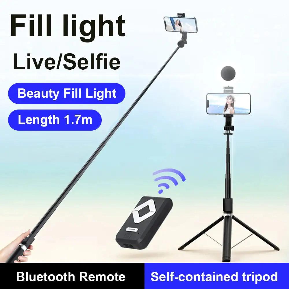 6 in 1 Bluetooth Tripod Selfie Stick - ACO Marketplace