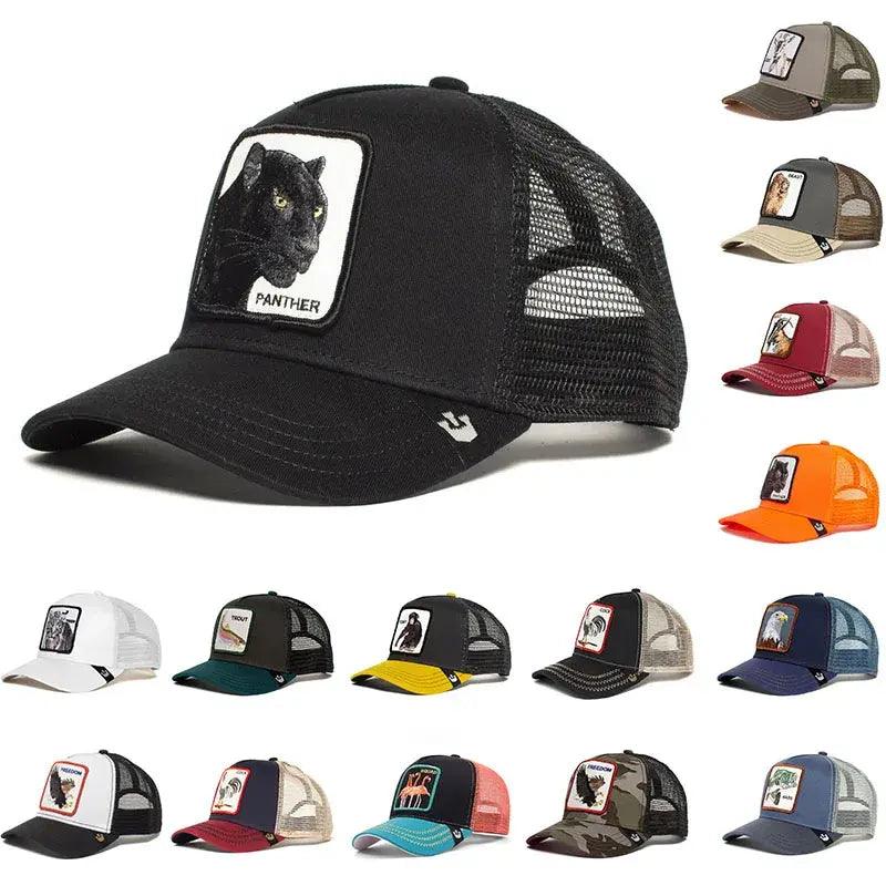 Animal Embroidery Baseball Caps - ACO Marketplace