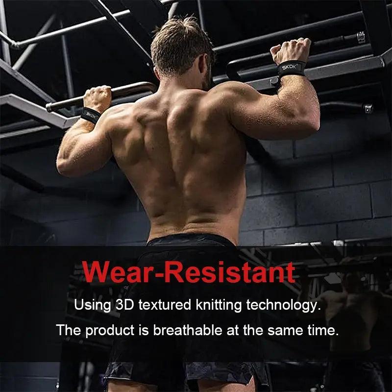 Anti-Slip Silicone Weightlifting Wrist Straps - ACO Marketplace