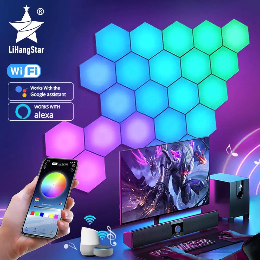 Bluetooth LED Hexagon Light - ACO Marketplace