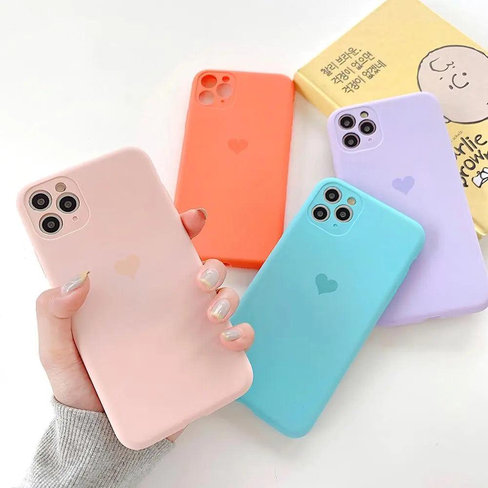 Candy Color Love Heart Case - ACO Marketplace