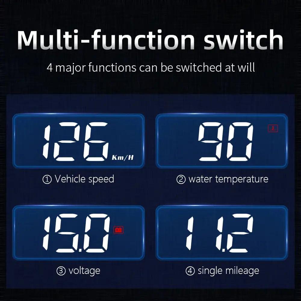 Car Digital Speedometer With Windshield Projector - ACO Marketplace