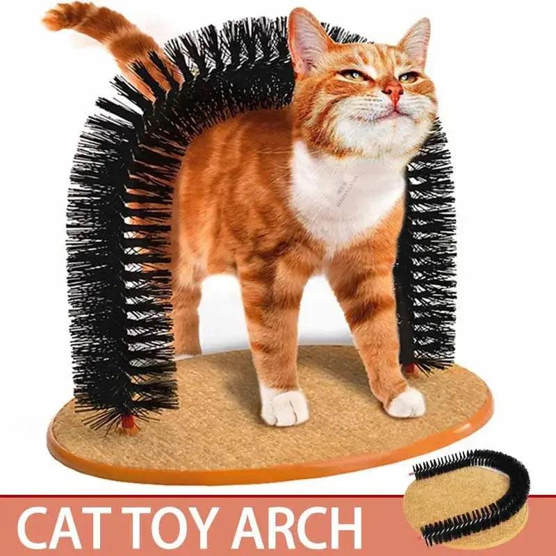 Cat Toy Arch: Self-Grooming and Scratching Pad - ACO Marketplace