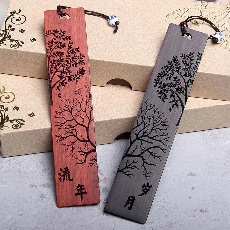 Chinese Style Wooden Bookmark - ACO Marketplace