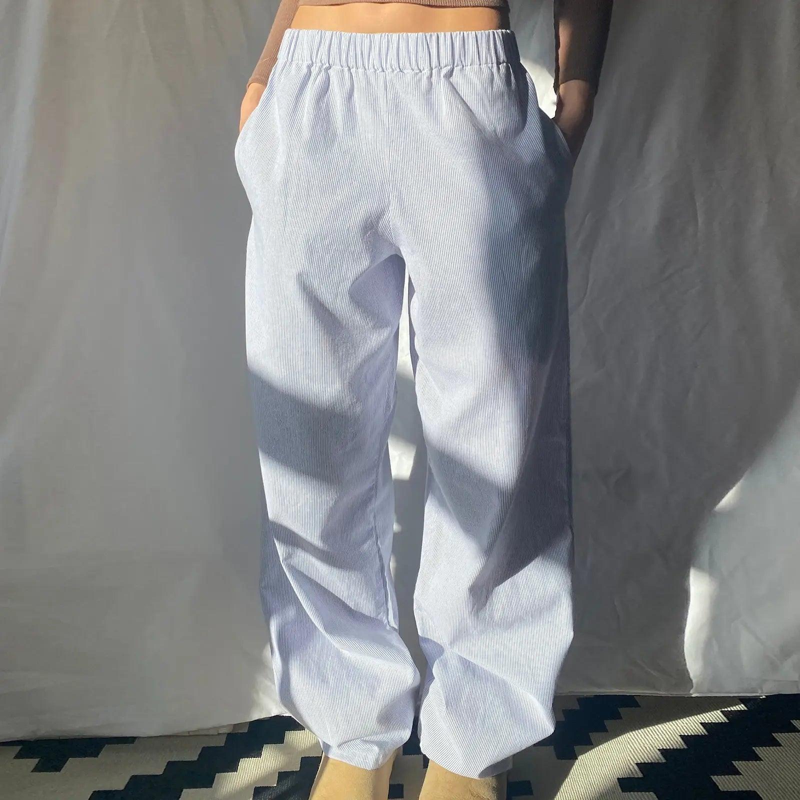Cleanfit Striped Casual Trousers - ACO Marketplace