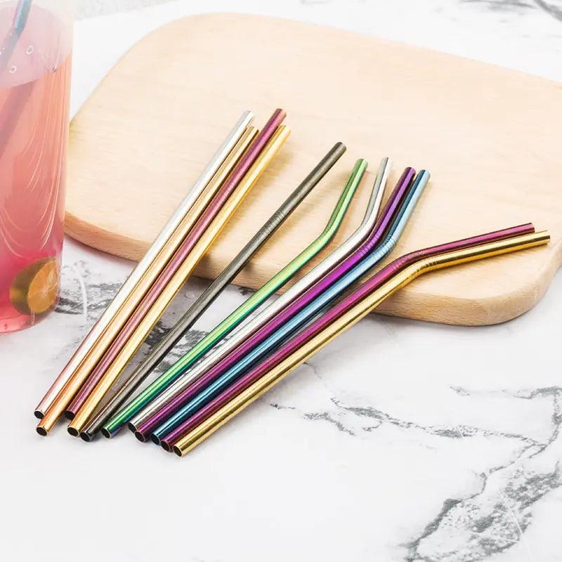 Colorful Stainless Steel Straws - ACO Marketplace