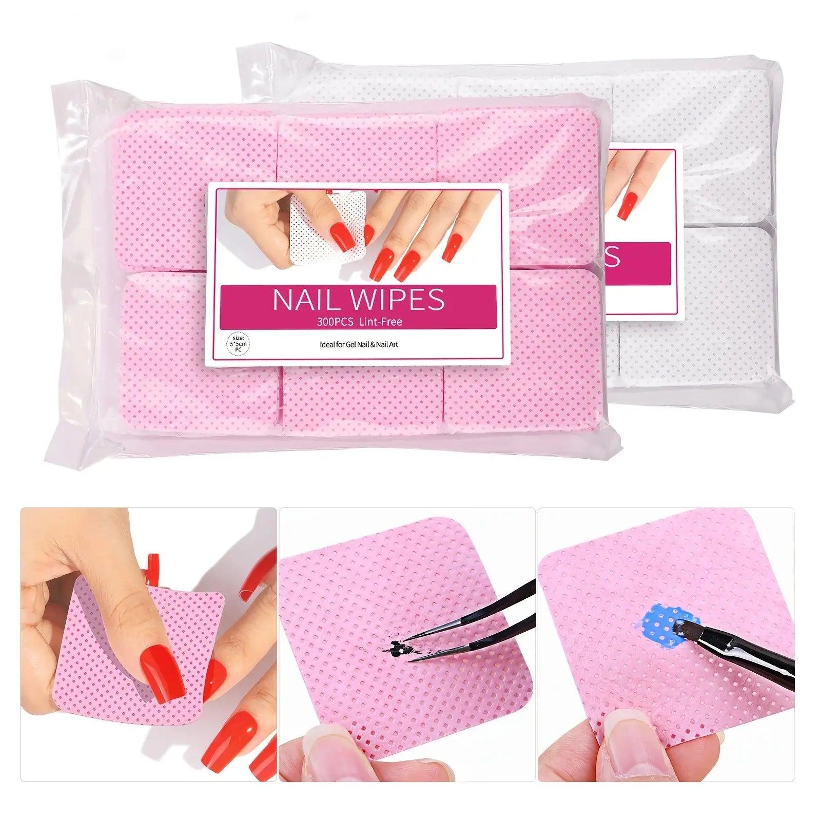 Dissolving Wipes for Nail Polish Removal Non-Woven Pads for Miles Salon - ACO Marketplace