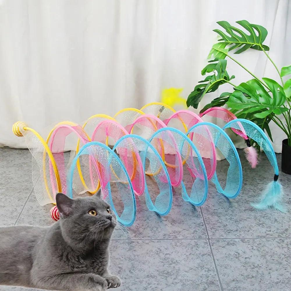 Foldable Spiral Cat Tunnel - ACO Marketplace