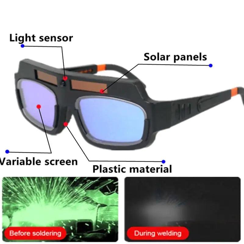 Griffin's Welding School™ Auto-Darkening Anti-Glare Goggles - ACO Marketplace