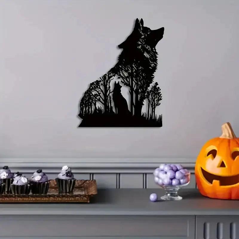 Halloween Black Wolf Wall Decoration - ACO Marketplace