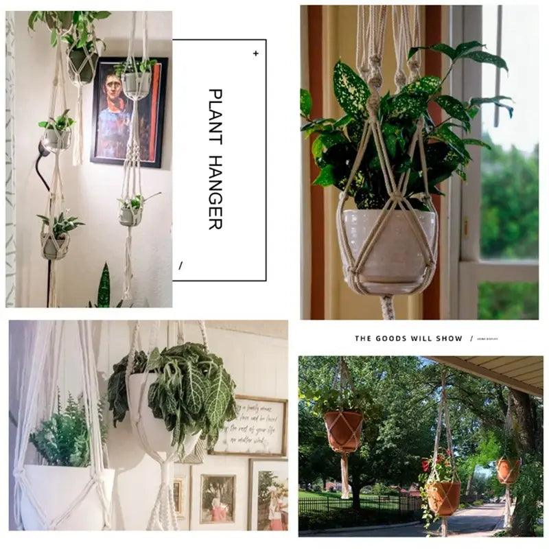 Hanging Plant Handmade Macrame Plant Hanger - ACO Marketplace