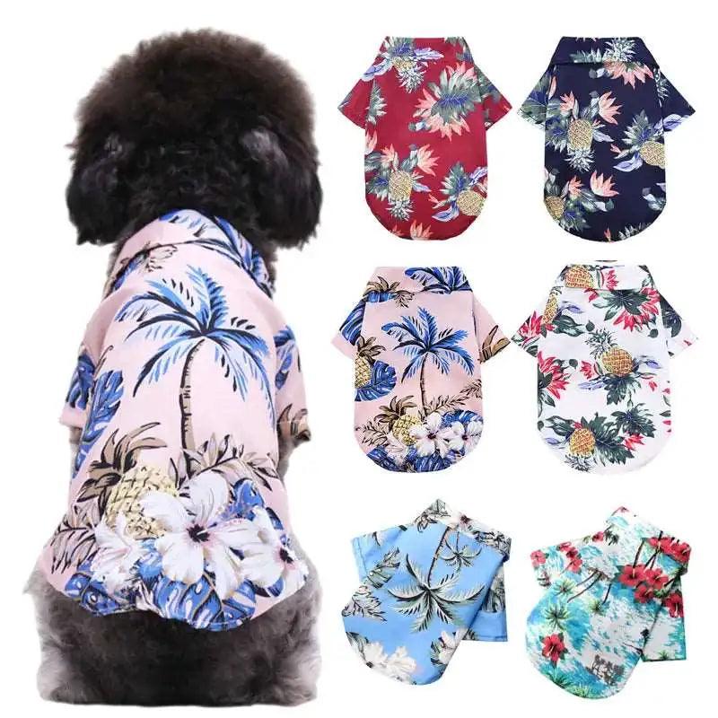 Hawaiian Tropical Dog T-Shirts - ACO Marketplace