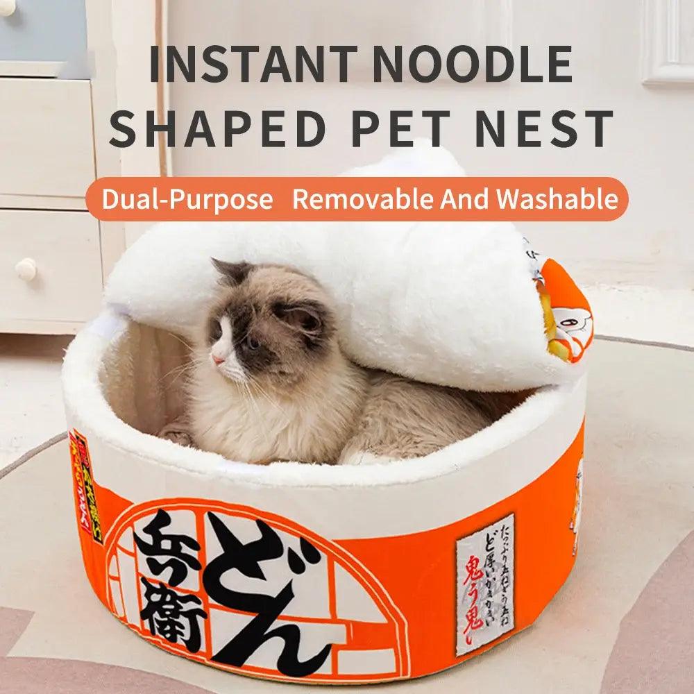 Instant Noodle Warm Dog Cat Nest Beds Cushion - ACO Marketplace