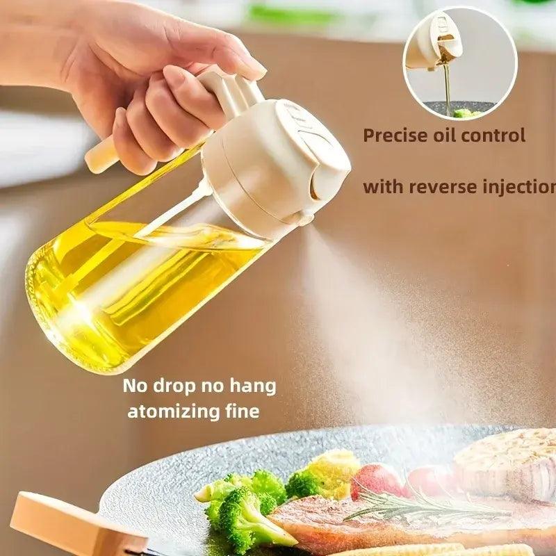 Leakproof Dual-Purpose Glass Oil Spray Bottle for Kitchen - ACO Marketplace