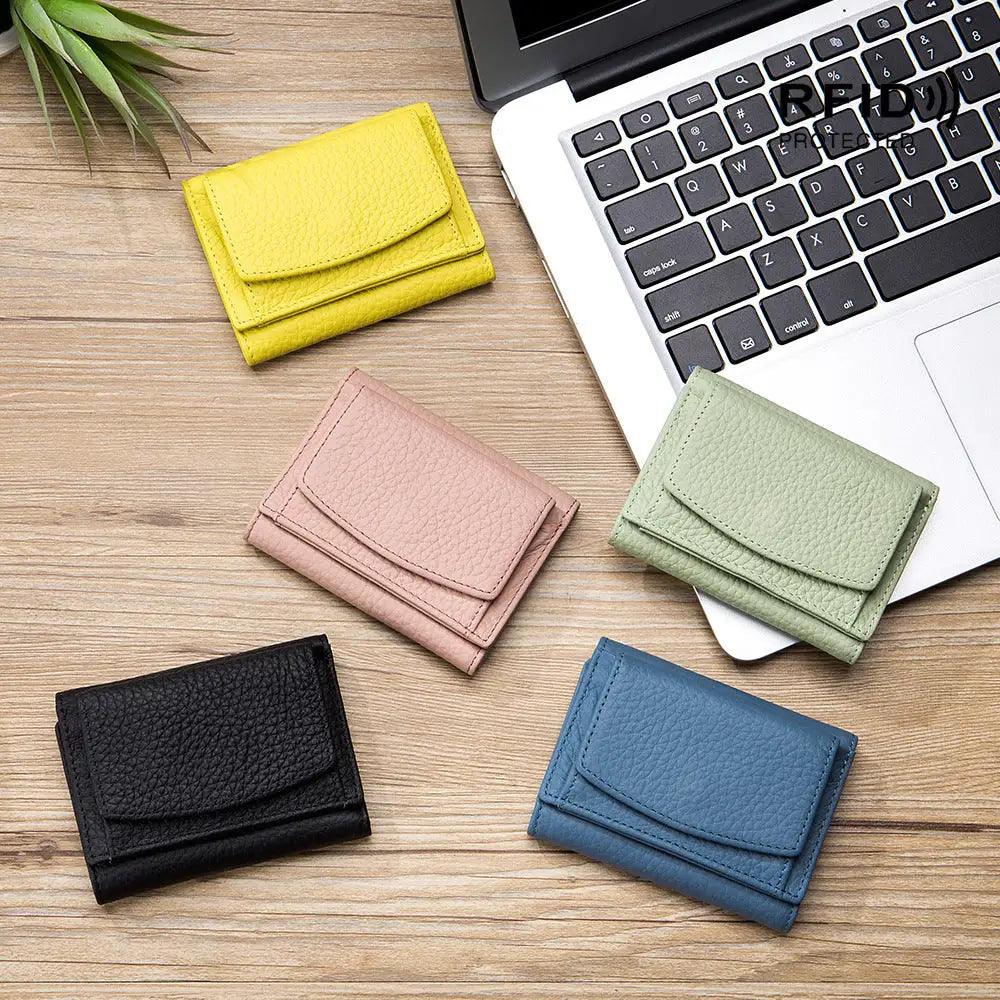 Leather Mini Short Wallet For Women - ACO Marketplace