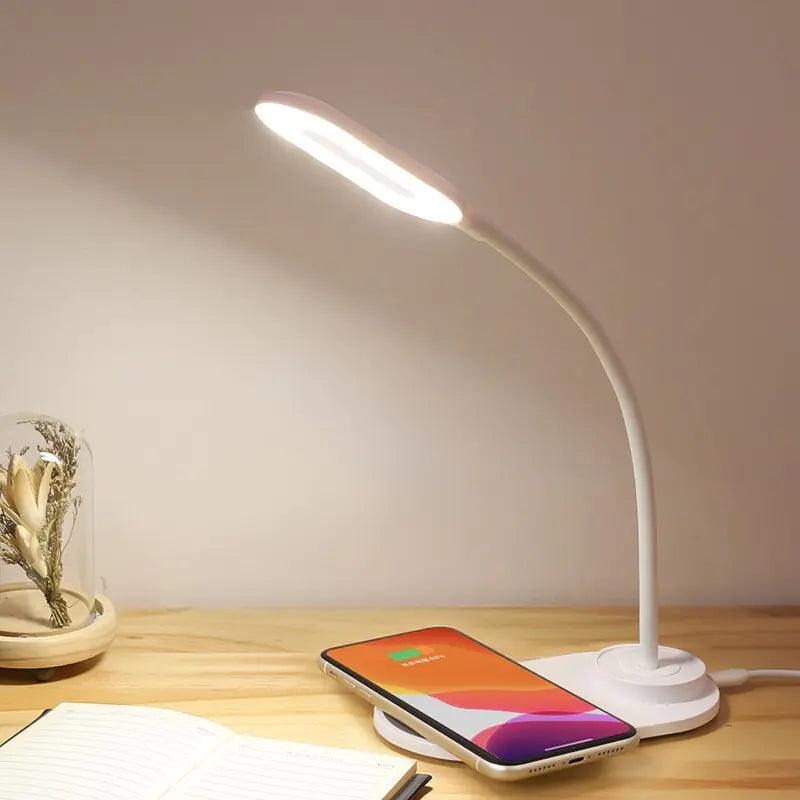 LED Desk Lamp with Wireless Charger - ACO Marketplace