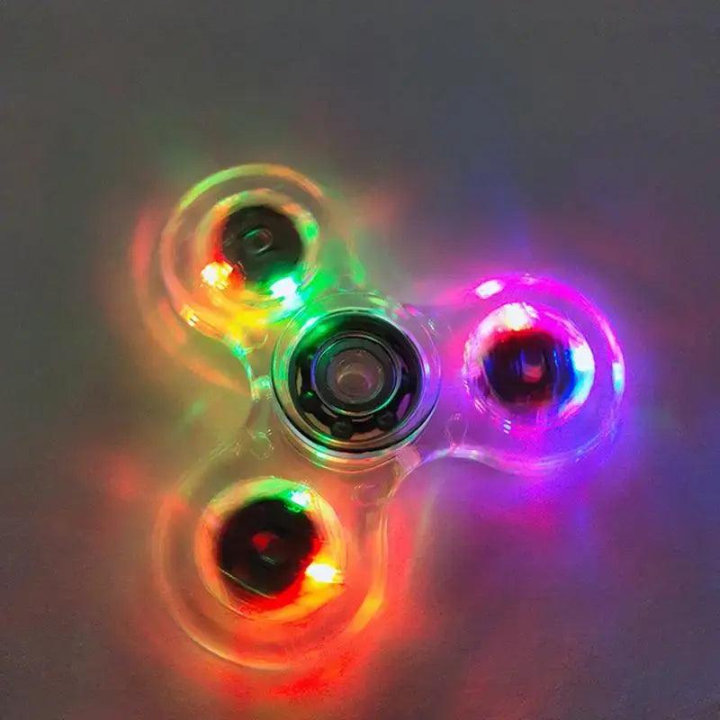Luminous LED light Fidget Spinner Crystal Fingertip - ACO Marketplace