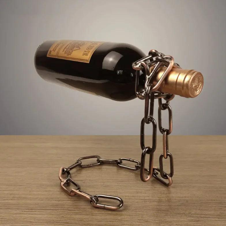 Magic Iron Chain Wine Bottle Holder - ACO Marketplace