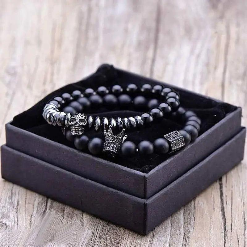 Matte Oxyn Stone Beads Bracelet - ACO Marketplace