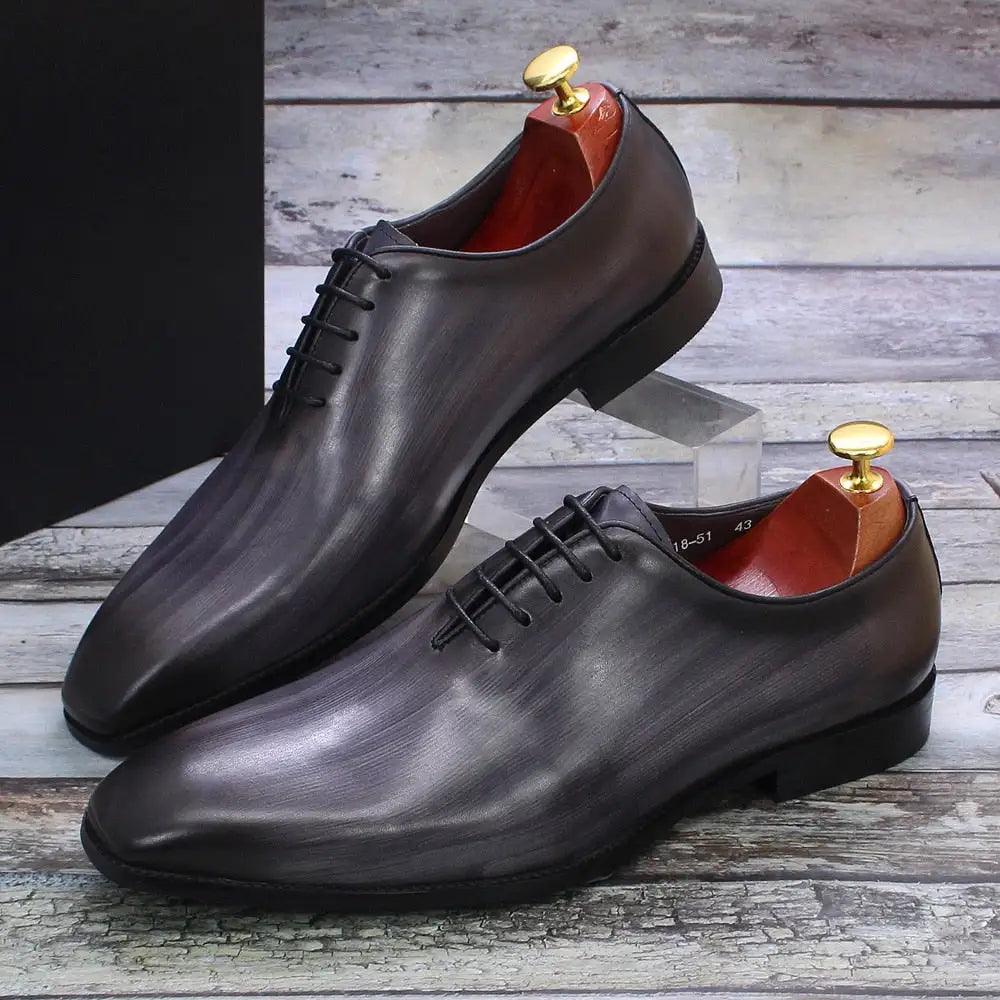 Men's Leather Oxford Shoes - ACO Marketplace
