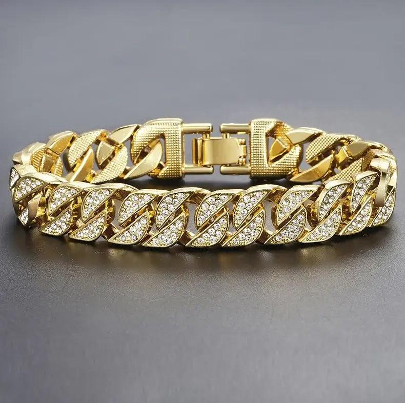 Miami Gold Curb Cuban Bracelet - ACO Marketplace