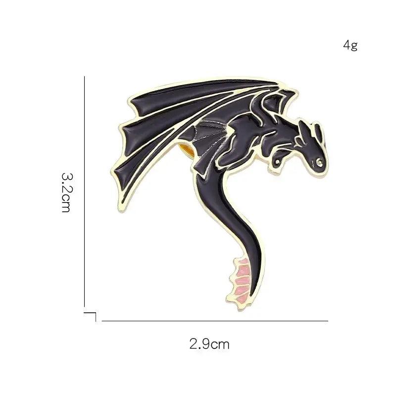 Monster Dragon Enamel Pins - ACO Marketplace