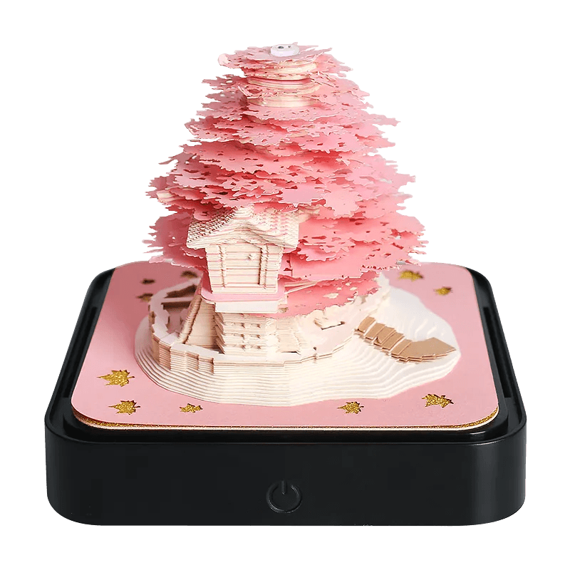 Omoshiroi Block 3D Notepad Sakura Treehouse - ACO Marketplace