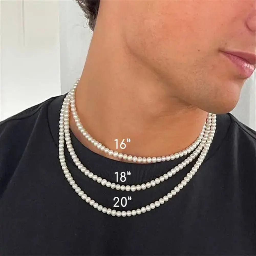 Pearl Necklace Men - ACO Marketplace