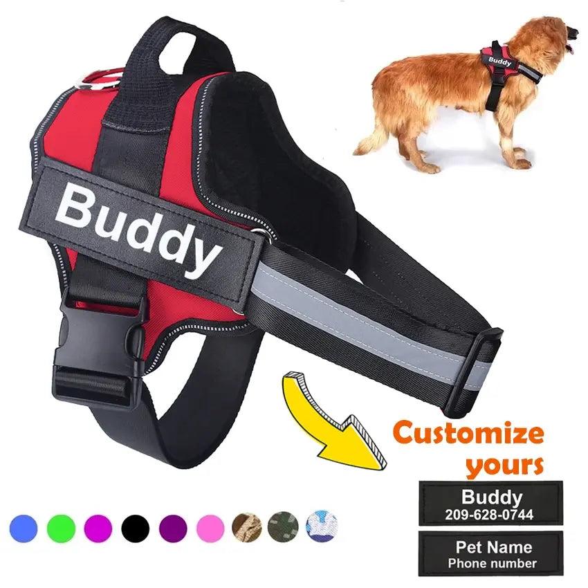 Personalized Breathable Pet Harness Vest - ACO Marketplace