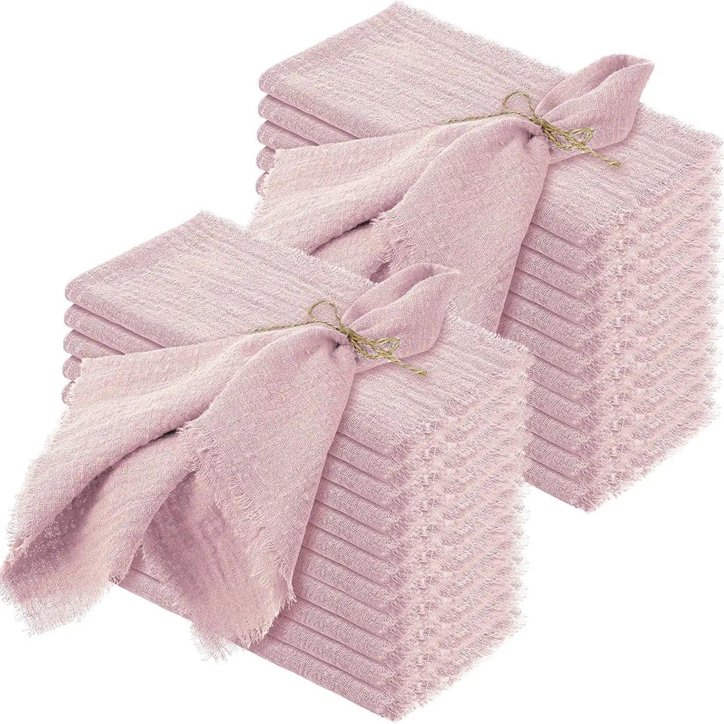 Pink Gauze Cotton Napkin - ACO Marketplace