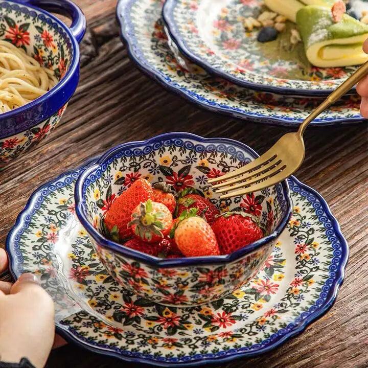 Polish Bowl and Plate Ceramic Tableware - ACO Marketplace