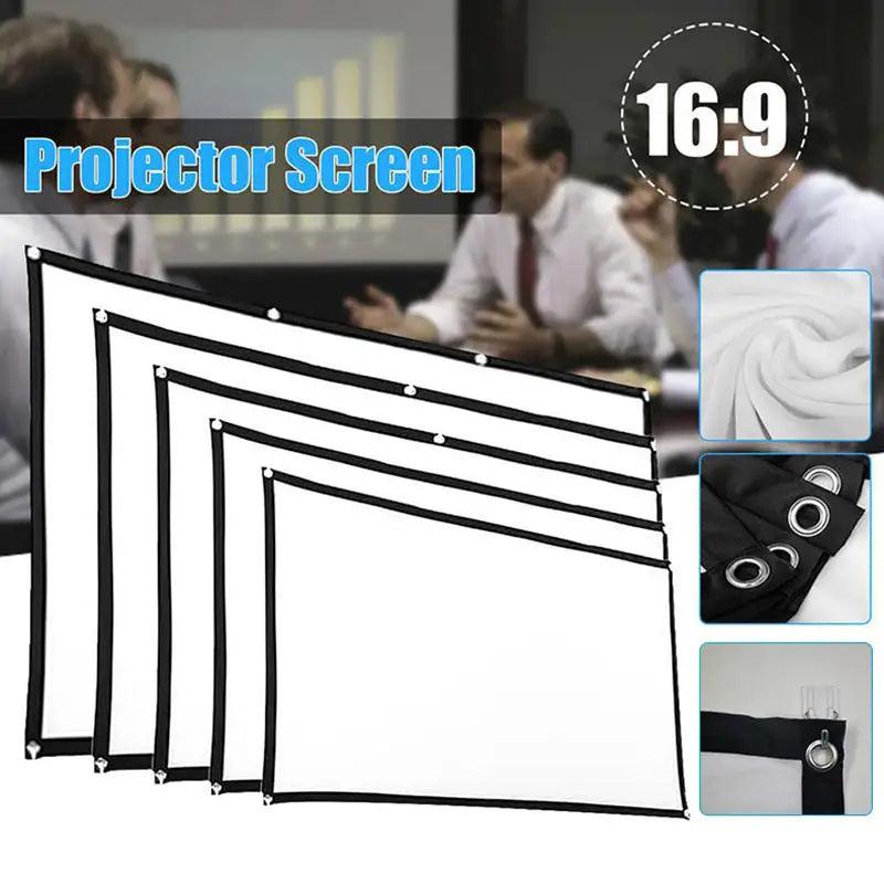 Portable Projector Curtain For Home Cinema & Office - ACO Marketplace