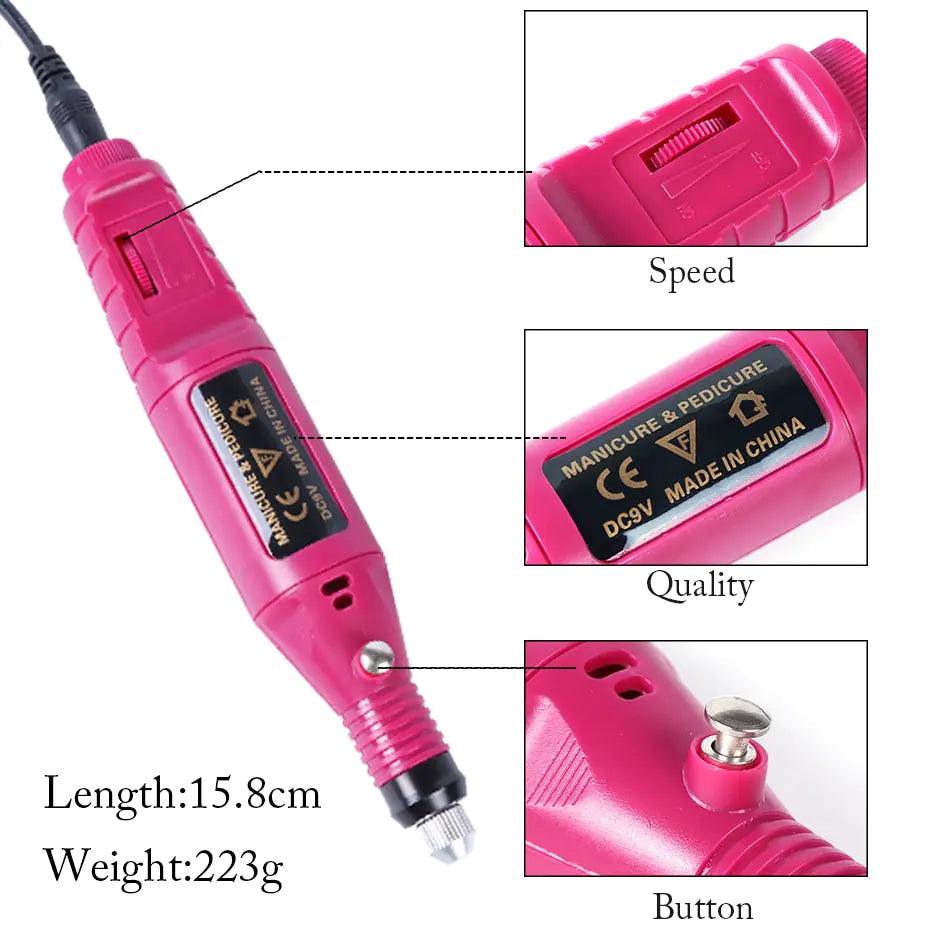 Rechargeable Electric Nail Drill Sets - ACO Marketplace