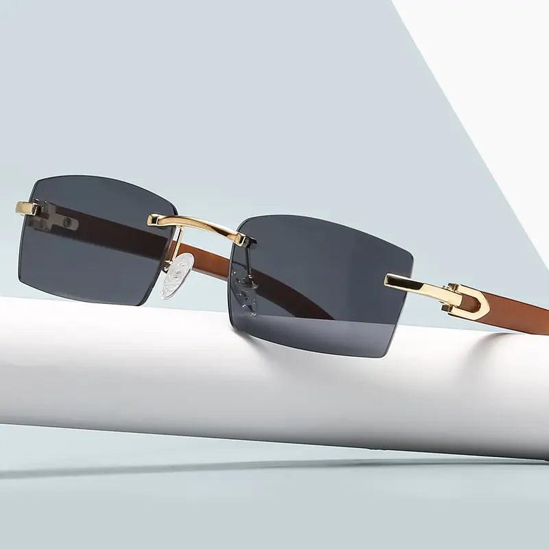 Rectangle Fashion Rimless Sunglasses - ACO Marketplace