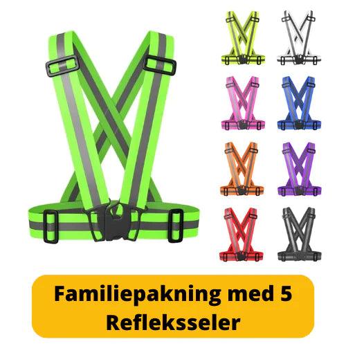 Reflective Vest 5 Pieces - Family Pack - ACO Marketplace