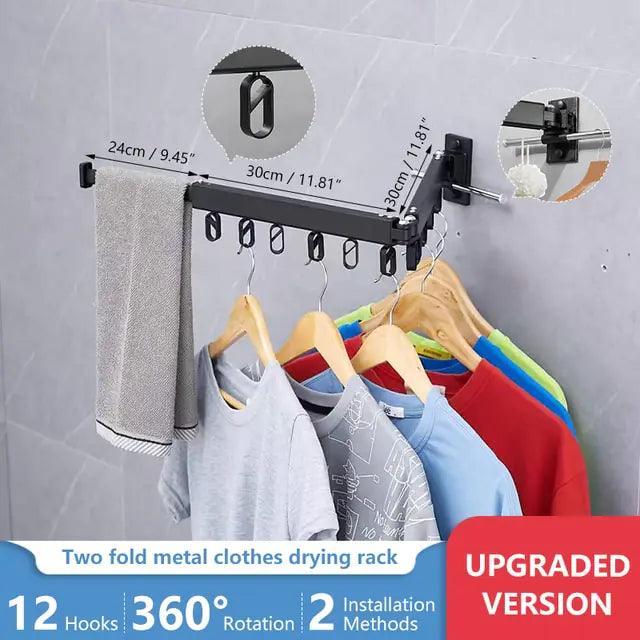 Retractable Folding Clothes Drying Rack - ACO Marketplace