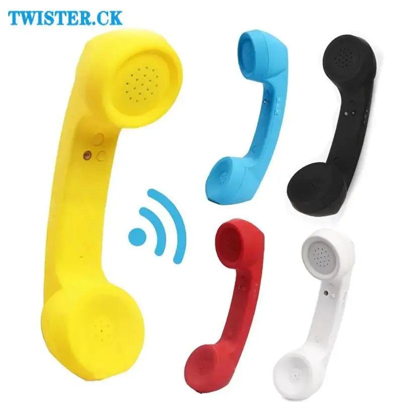 Retro Receiver Anti-Radiation Telephone Handset External Microphone Call Accessories - ACO Marketplace