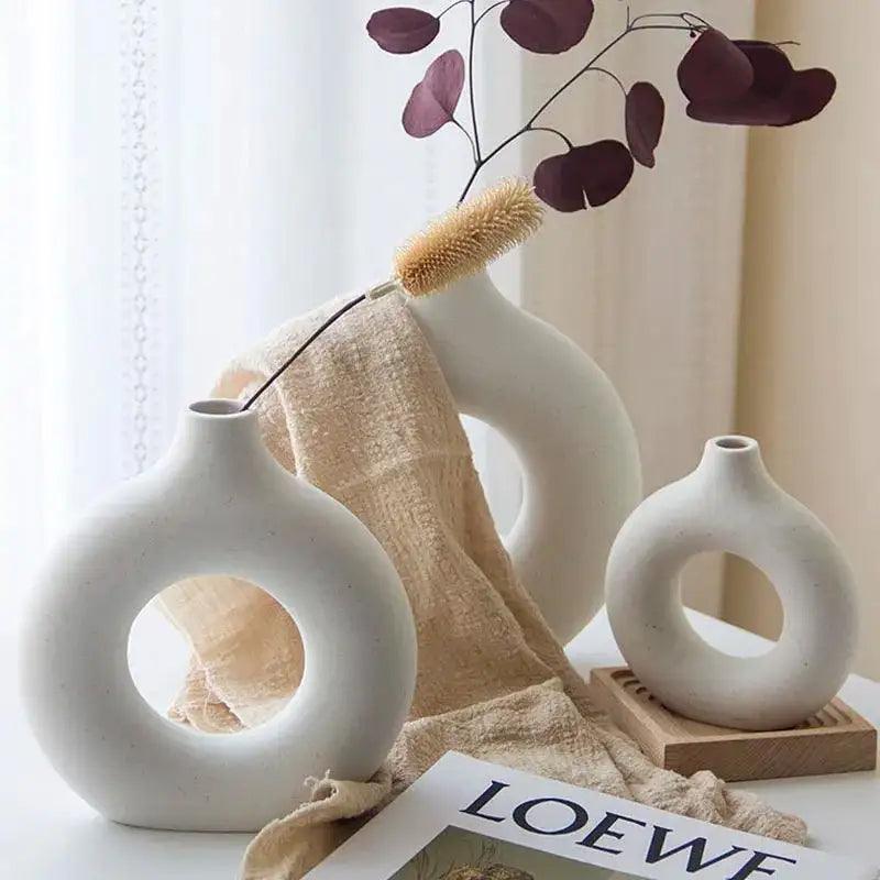 Round Ceramic Vase - ACO Marketplace