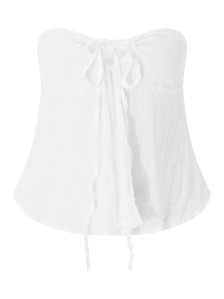 Ruched Strapless Tube Top - ACO Marketplace